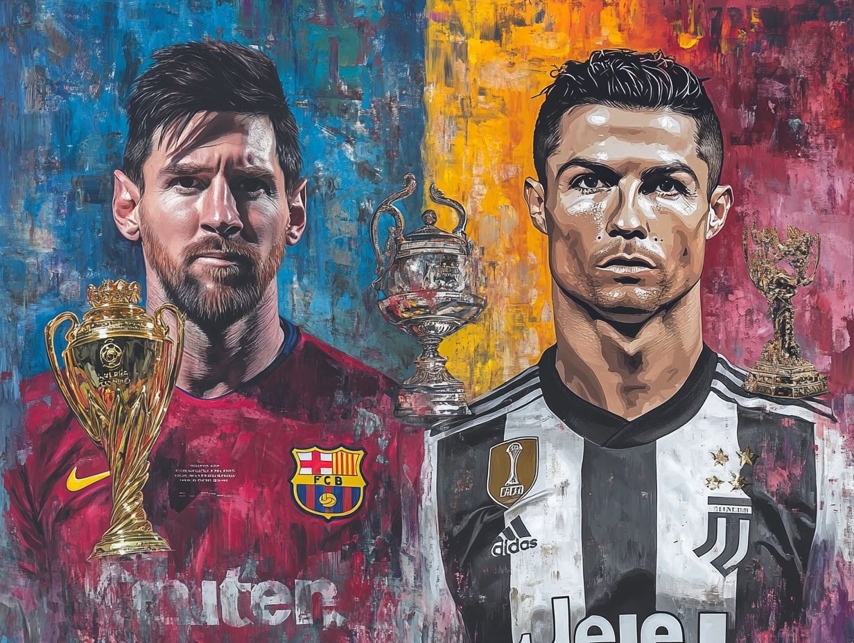 The ongoing debate between Messi and Ronaldo